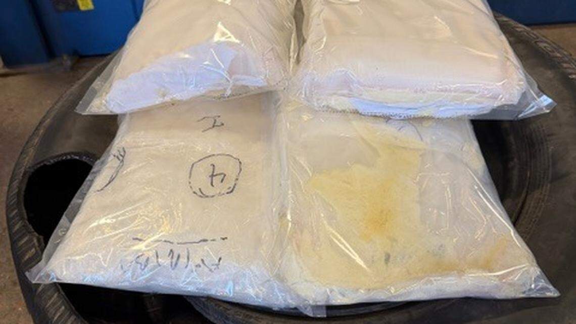 23 pounds of meth found during a traffic stop. Driver walked away with no charges