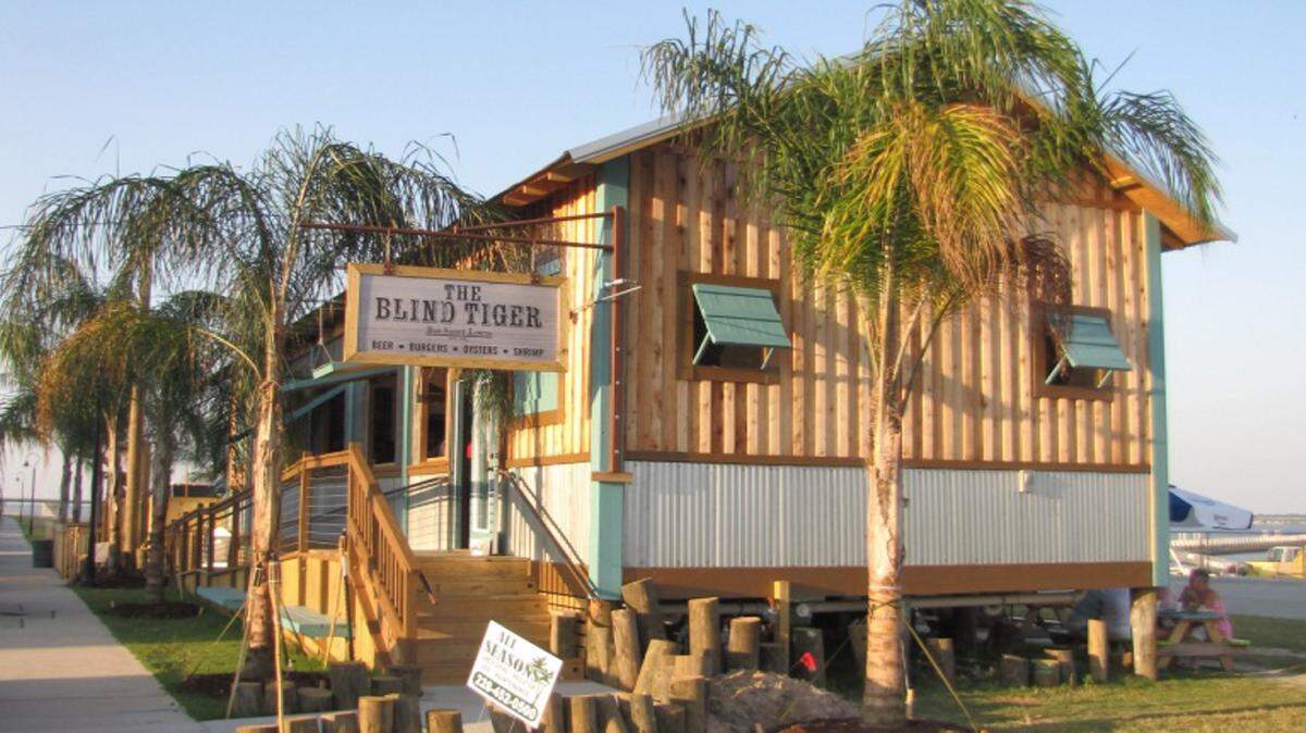 KALEY TURFITT/SPECIAL TO THE SUN HERALD 
 The Blind Tiger has become the happening place in Bay St. Louis. Another Blind Tiger restaurant is proposed for the waterfront in East Biloxi.