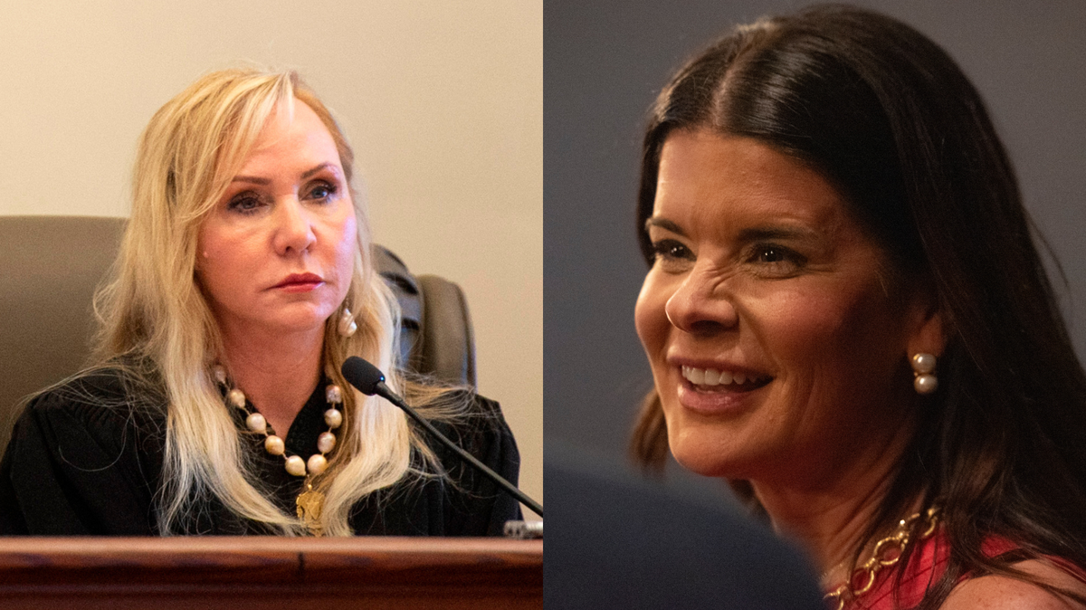 Court of Appeals candidates Jennifer Schloegel, left, and Amy St. Pé say candidate Ian Baker has conceded the race, putting the two women in a runoff Nov. 26.
