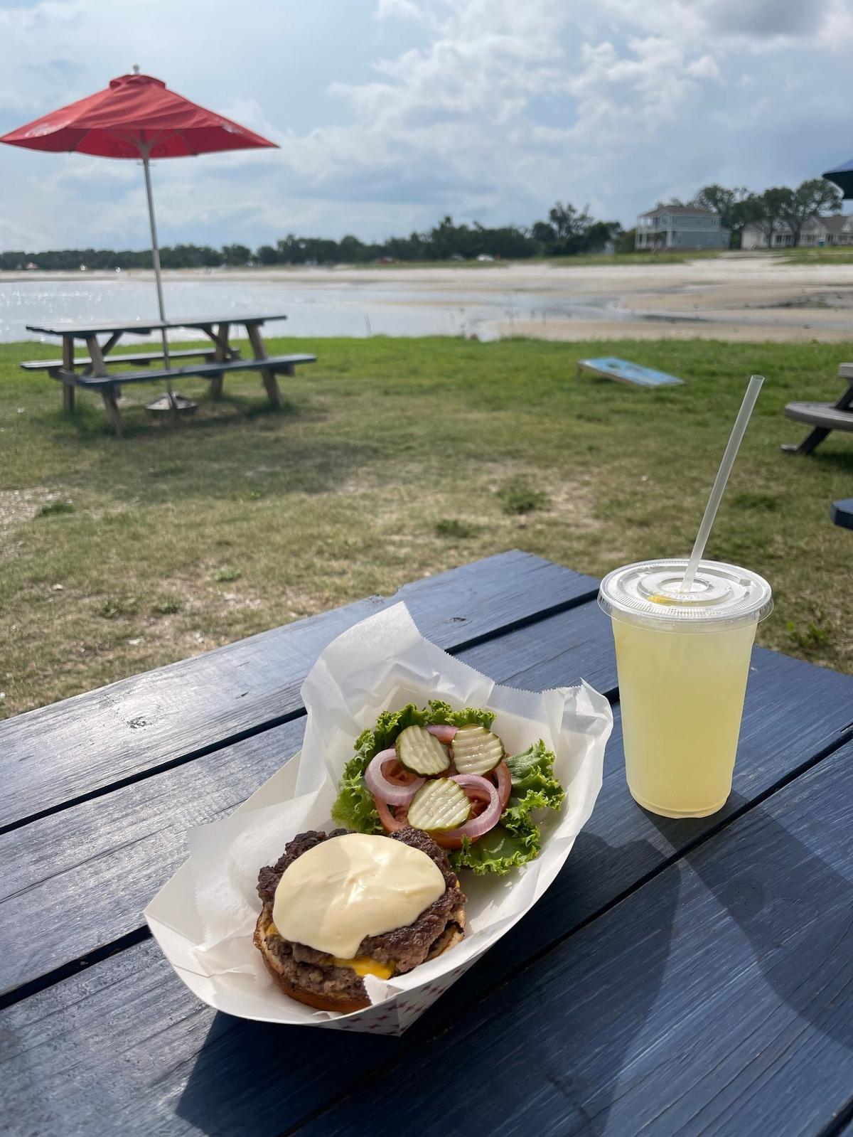 Sea Level’s burger won best hamburger in the Sun Herald Burger Bracket.