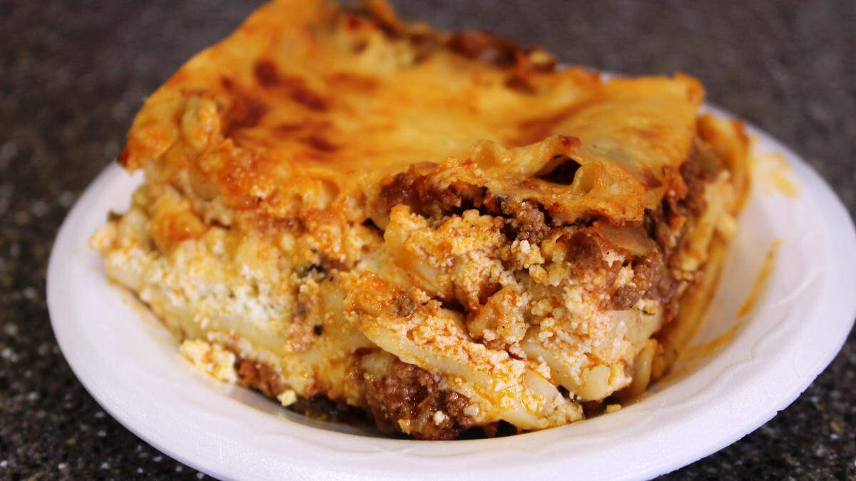 JULIAN BRUNT/SPECIAL TO THE SUN HERALDThe homemade lasagna was one of two daily specials.