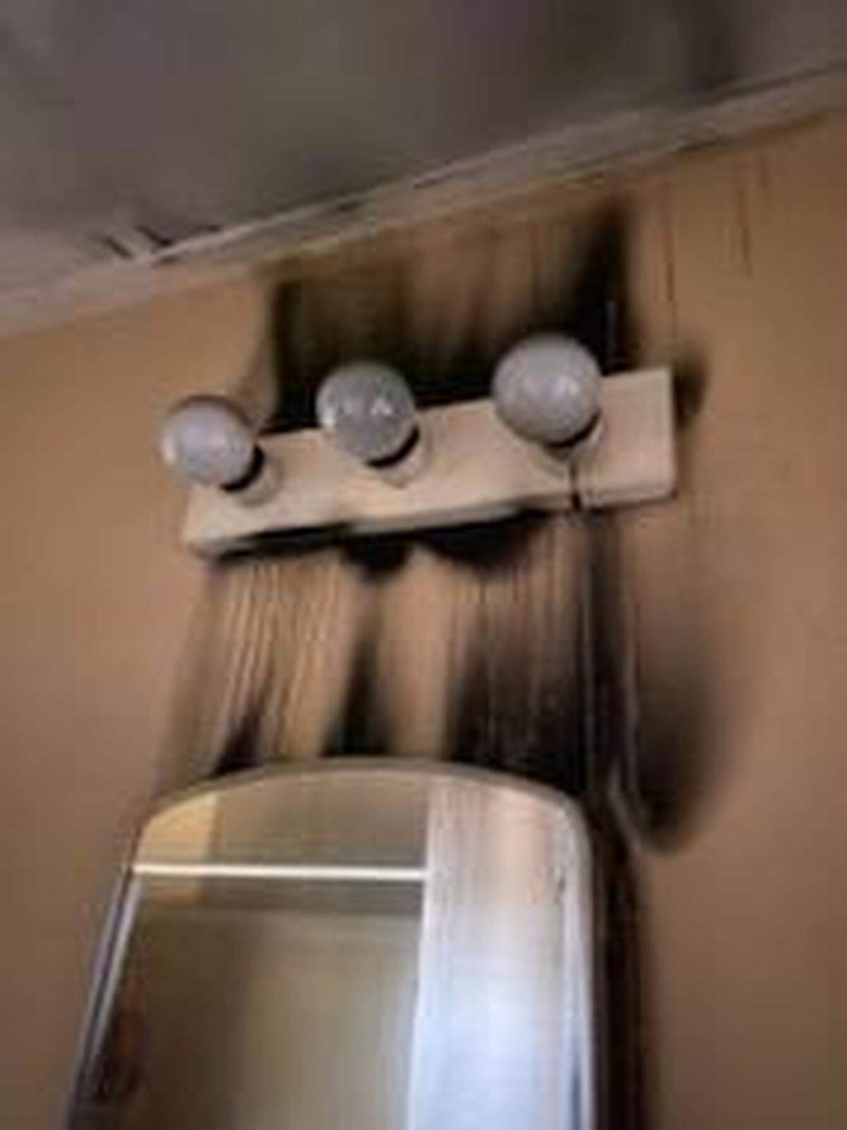Smoke damage at Rodenberg Apartments