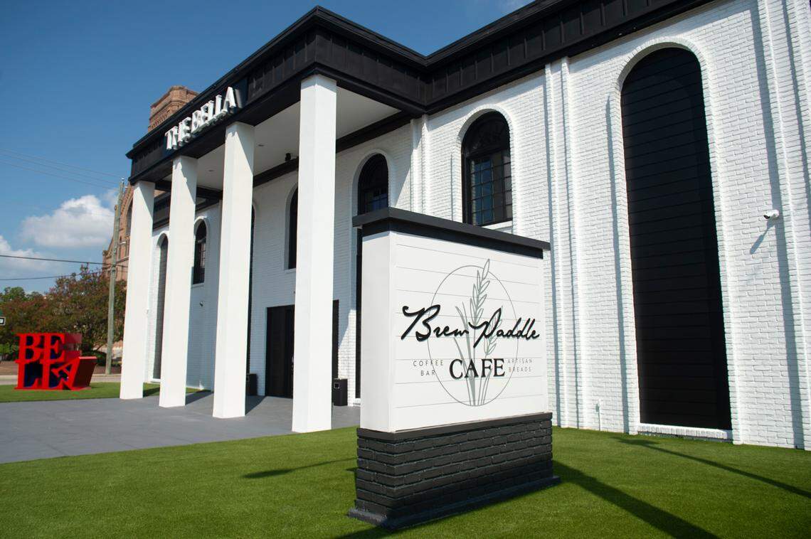 The Bella, a boutique hotel, and the Brew Paddle, a coffeeshop and bakery, in Biloxi on Wednesday, Sept. 13, 2023.