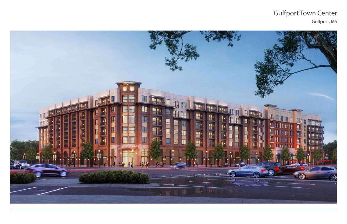 Gulfport Town Center would provide housing for 350-400 people in the downtown, where little housing remains since Hurricane Katrina. The project was awarded money from the Gulf Coast Restoration Fund.