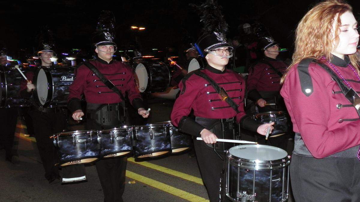 DARRIN WILLIAMS/SPEICAL TO THE SUN HERALDThere was music at the Long Beach Mardi Gras parade.