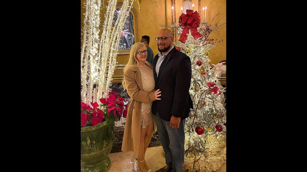 Branissa Stroud and former federal agent and Hancock County sheriff’s commande of narcotics, Benjamin Taylor