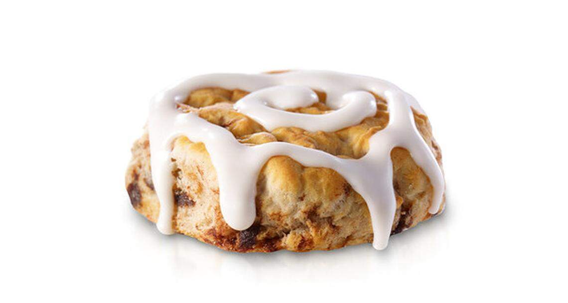 Fans of Hardee’s biscuits can order the seasonal cinnamon n’ raisin biscuit for a limited time at restaurants nationwide.