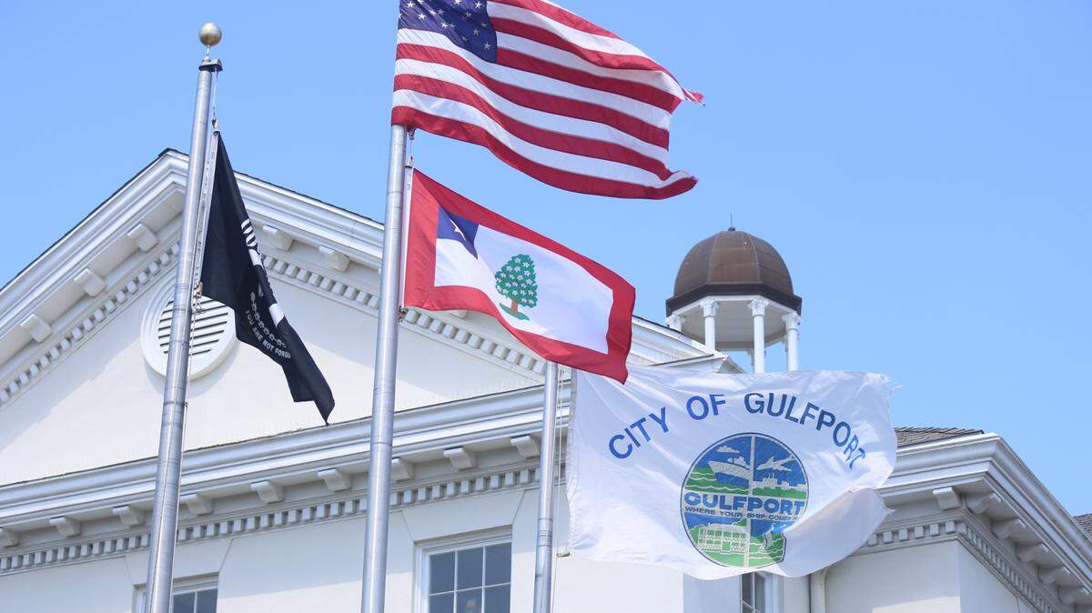 Gulfport City Hall in downtown Gulfport in June 2020.