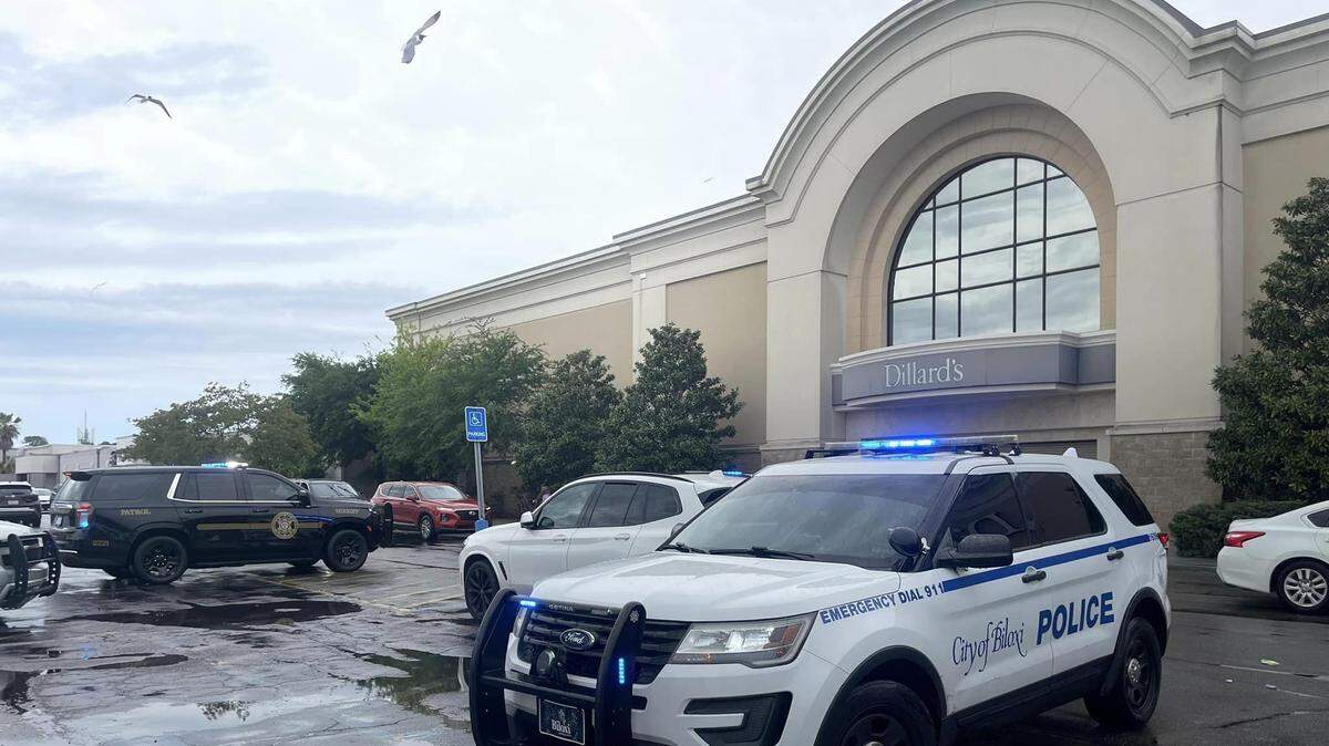 Police are investigating shots fired at Edgewater Mall on Saturday, April 15, 2023.