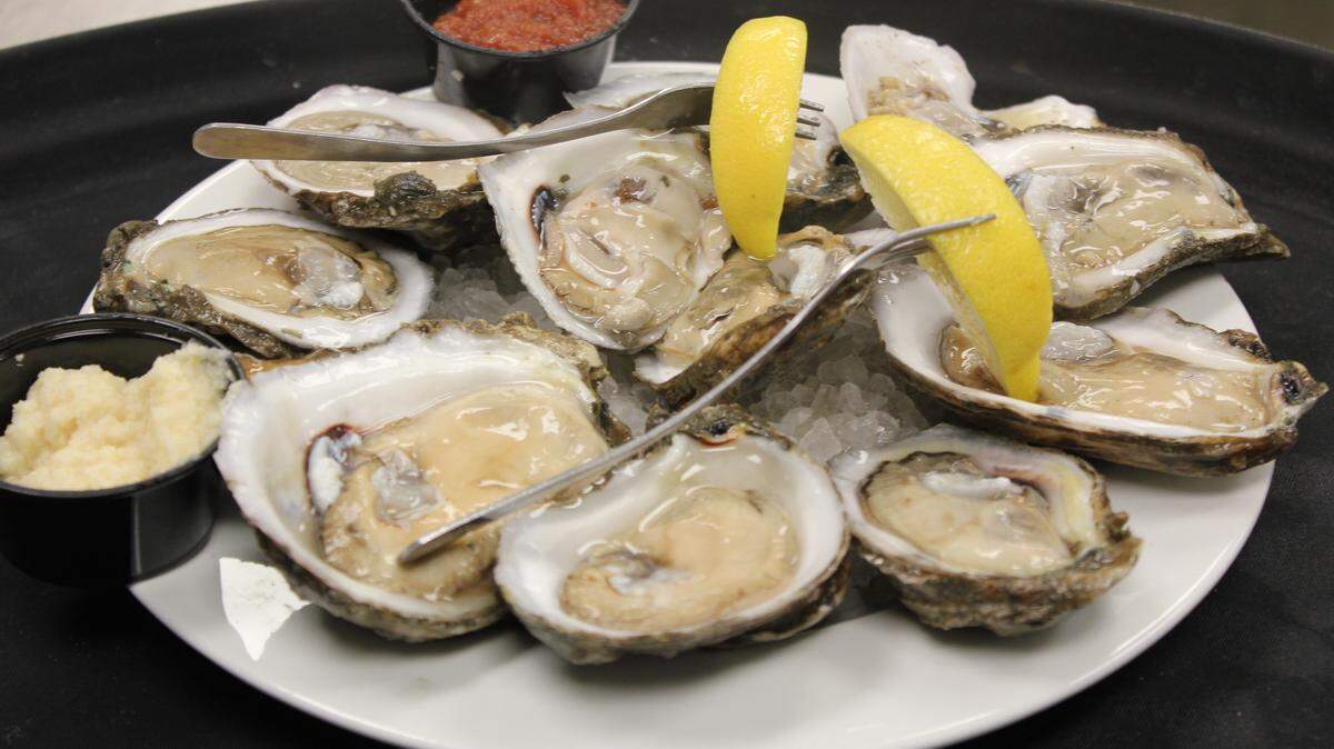 JULIAN BRUNT/SPECIAL TO THE SUN HERALD 
 Purists insist on oysters on the half shell, and no other way.
