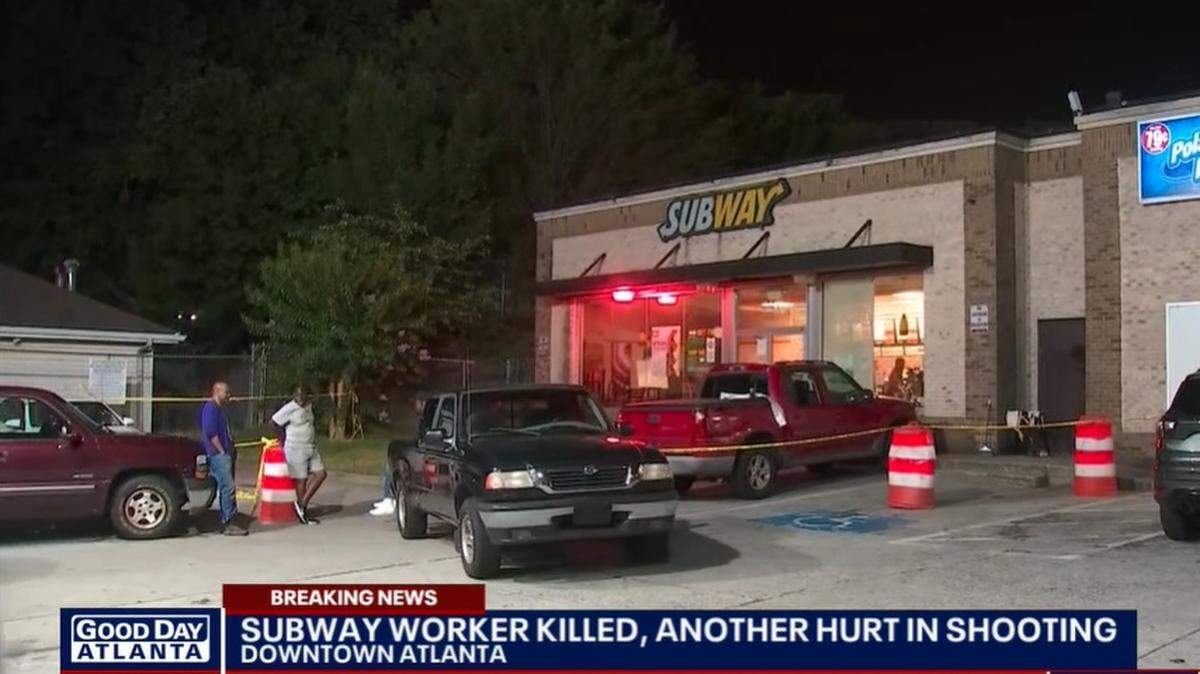 A Subway employee was killed and another was injured in a shooting over too much mayonnaise on a customer’s sandwich in Atlanta, Georgia, on June 26, police say.