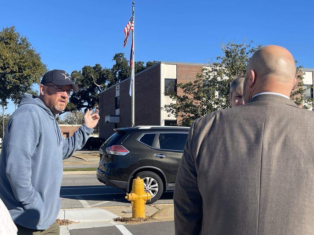 The Biloxi courthouse was evacuated Thursday morning around 9:15 a.m. after a bomb threat was received by email.