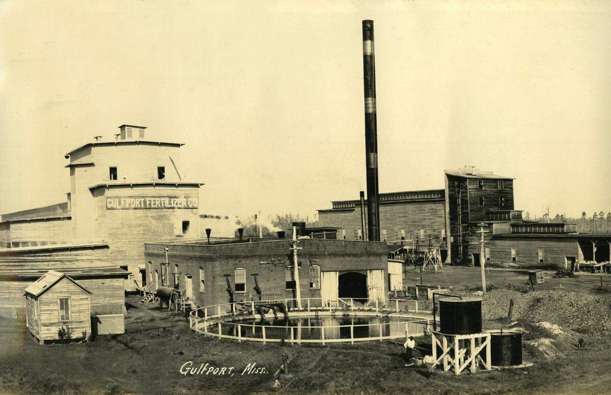 The Gulfport Fertilizer Co. was one of the city’s first industries.