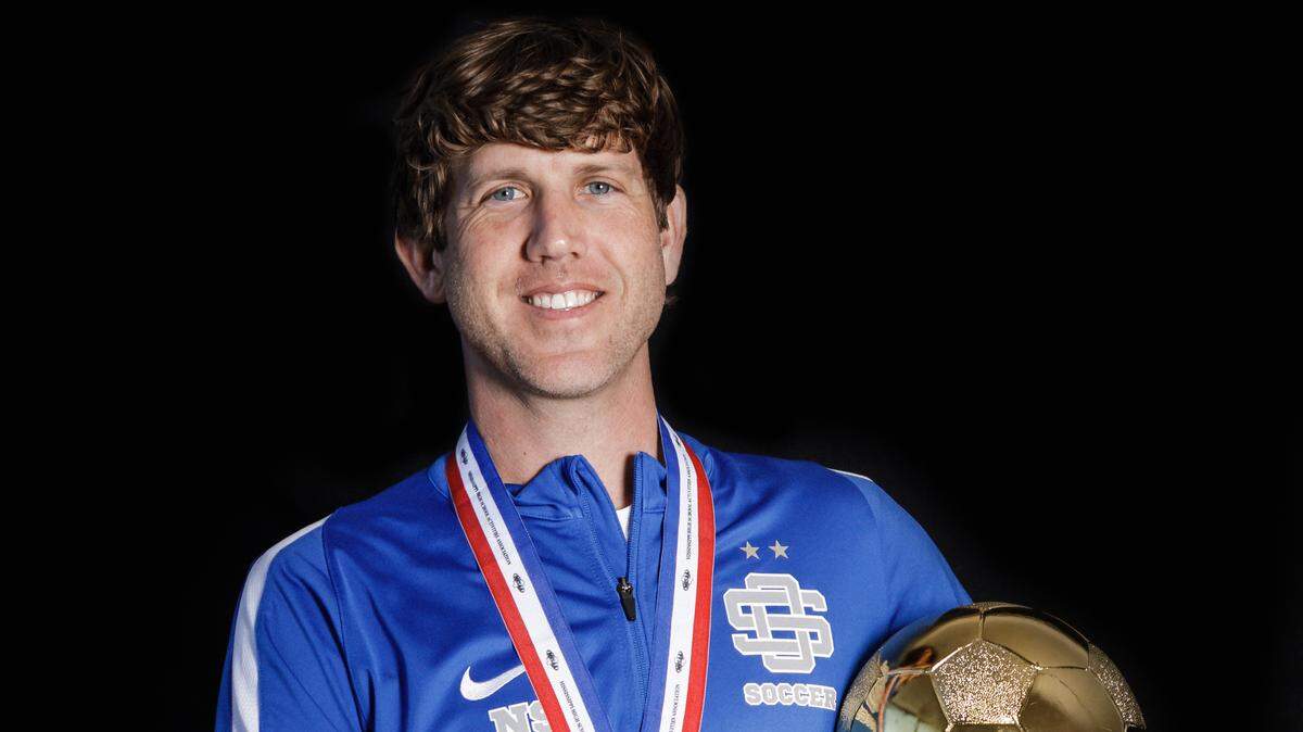 Ocean Springs coach Neil Scott is the Sun Herald Girls Soccer Coach of the Year after leading the Greyhounds to a Class 6A state title.