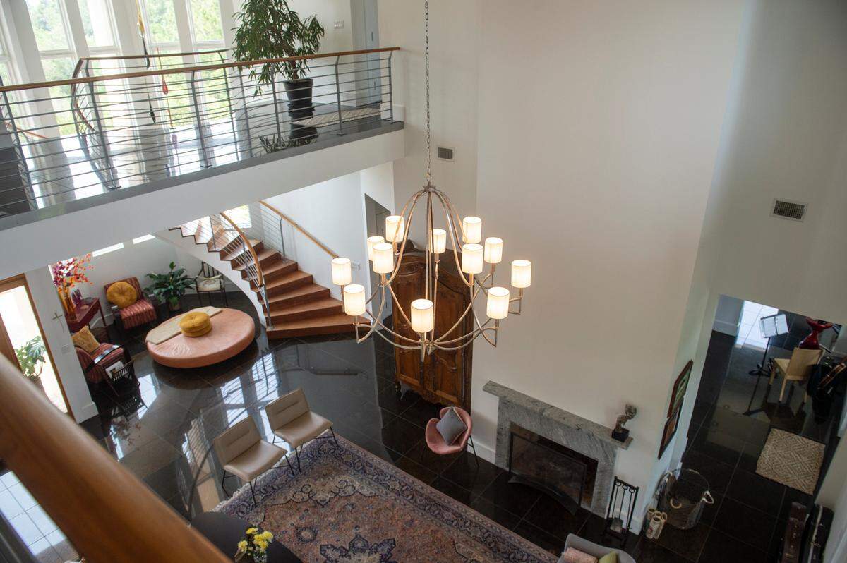 The living room inside a house for sale off of Rue Rivage in Ocean Springs on Friday, June 9, 2023.