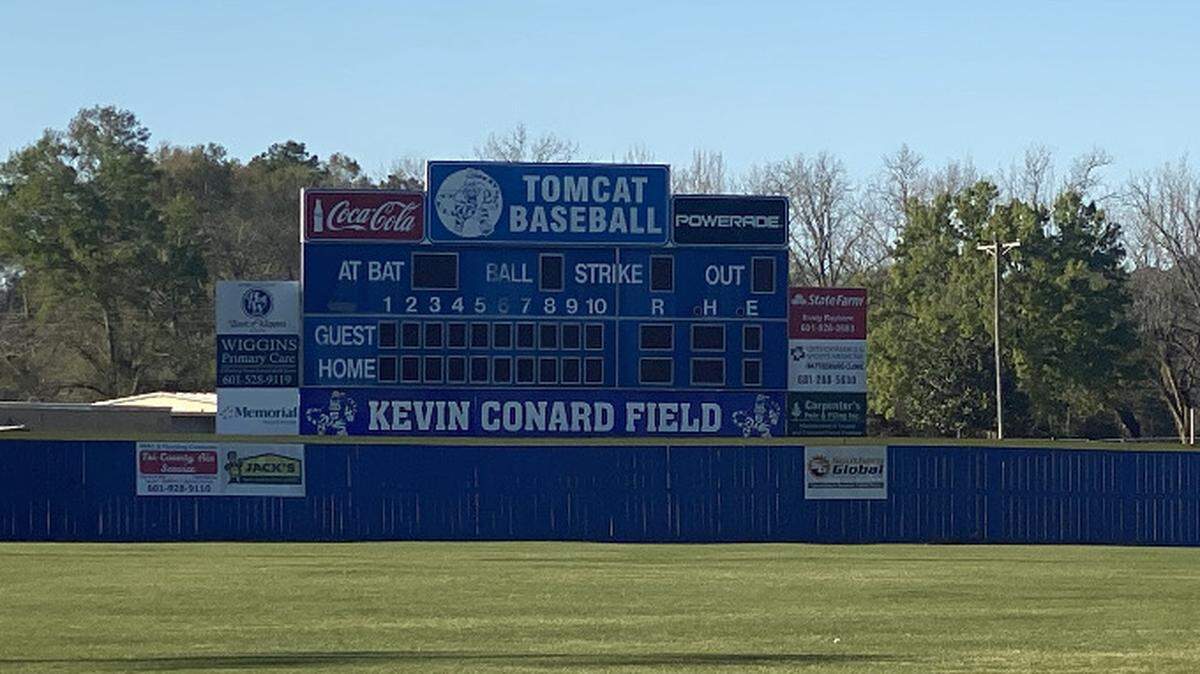 Stone baseball officially changed the baseball park’s name to Kevin Conard Field on Saturday, March 26 ahead of its game against Picayune.