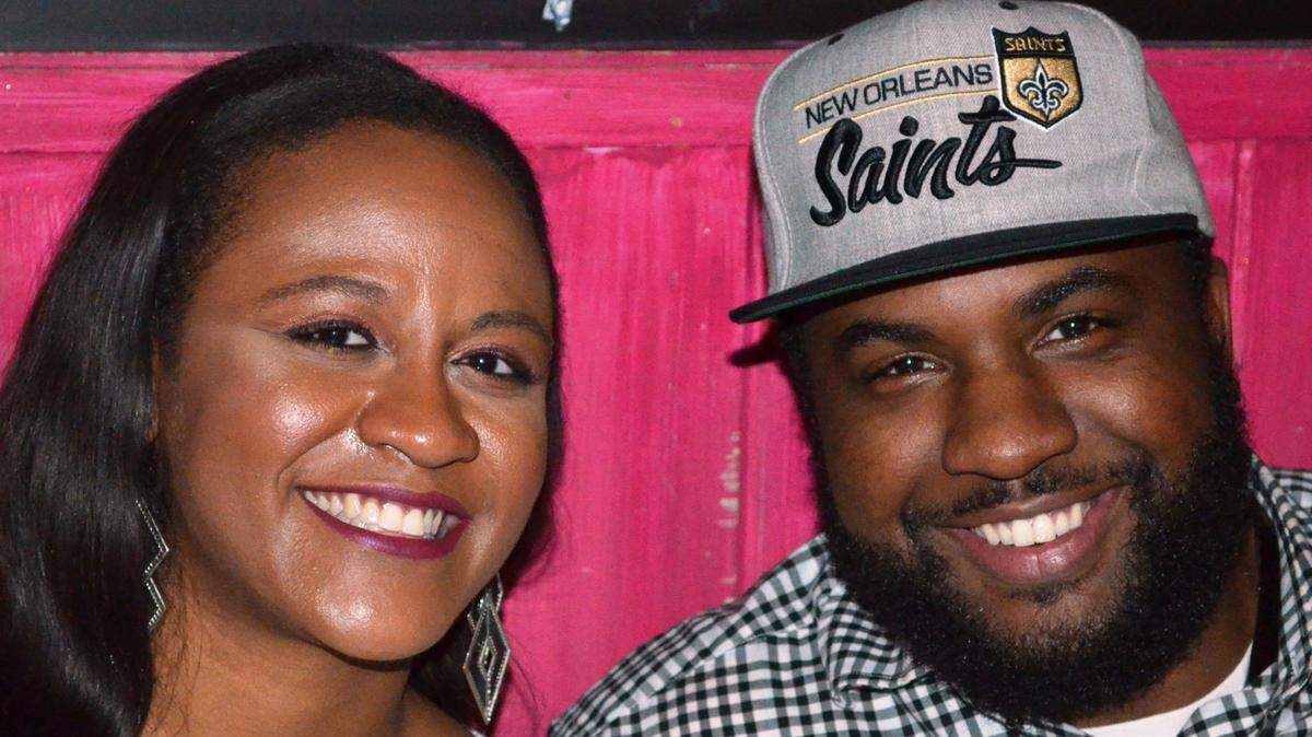 Nina Davis and Ashton Spears at Mosaic Tapas Bar in Ocean Springs