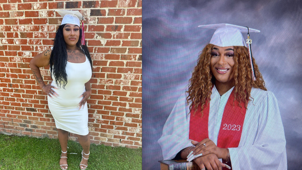 A Harrison Central High graduate, identified as L.B., was not allowed to wear a dress to her high school graduation. The transgender teen wore dresses to school throughout her high school career.