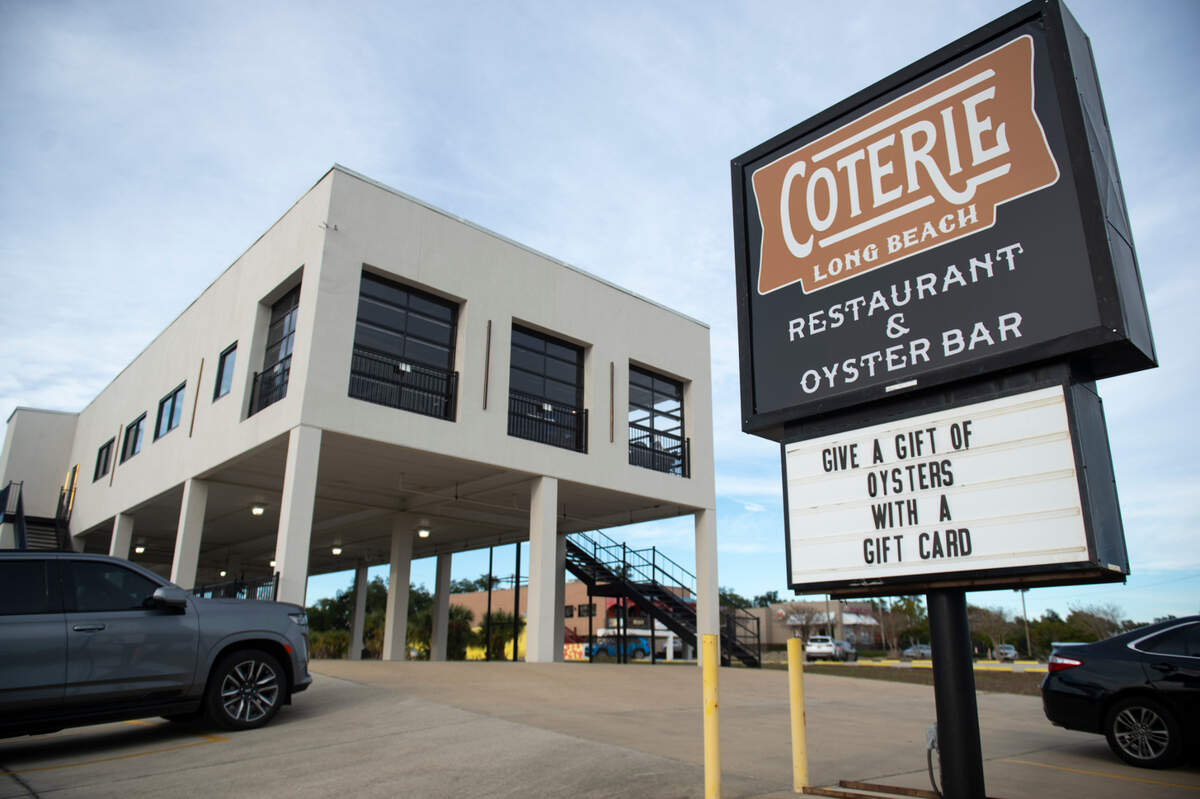 Coterie Restaurant and Oyster Bar in Long Beach on Thursday, Dec. 14, 2023.