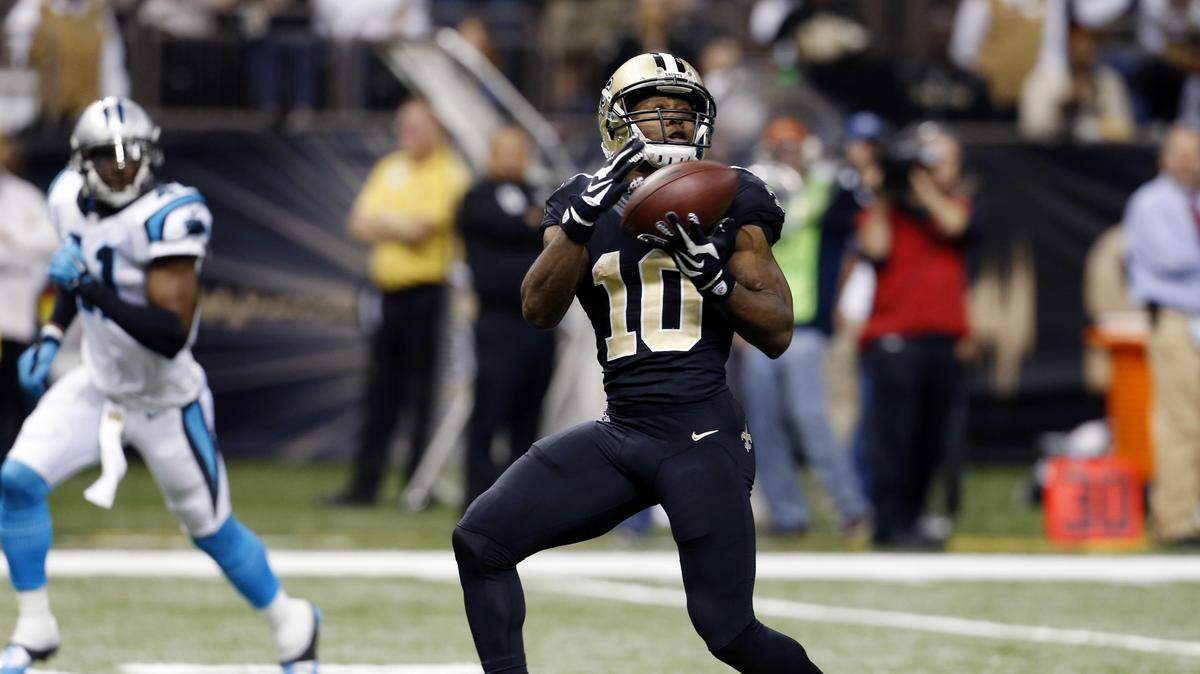 JONATHAN BACHMAN/ASSOCIATED PRESSSaints wide receiver Brandin Cooks leads the team with 64 catches for 869 yards and seven touchdowns this year.