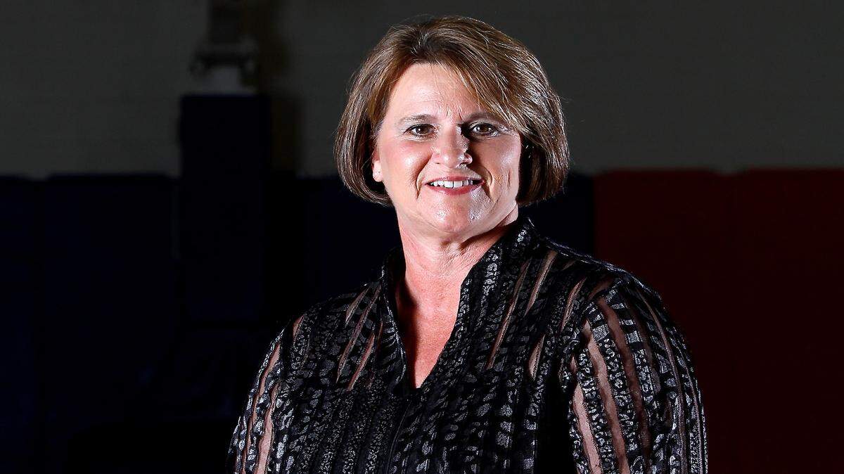 AMANDA McCOY/SUN HERALD 
 Coach Nancy Ladner of Harrison Central
