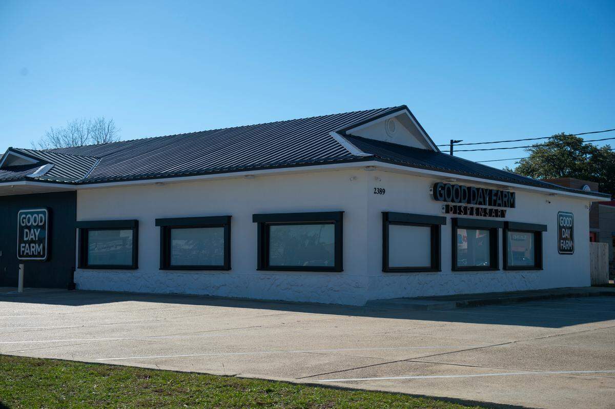 Good Day Farm dispensary in Biloxi on Thursday, Dec. 28, 2023. Good Day Farm was closed for several days as much of their product was not able to be sold after Mississippi State Department of Health placed an administrative hold on a large number of medical cannabis products while they’re retested for pesticides and mycotoxins.