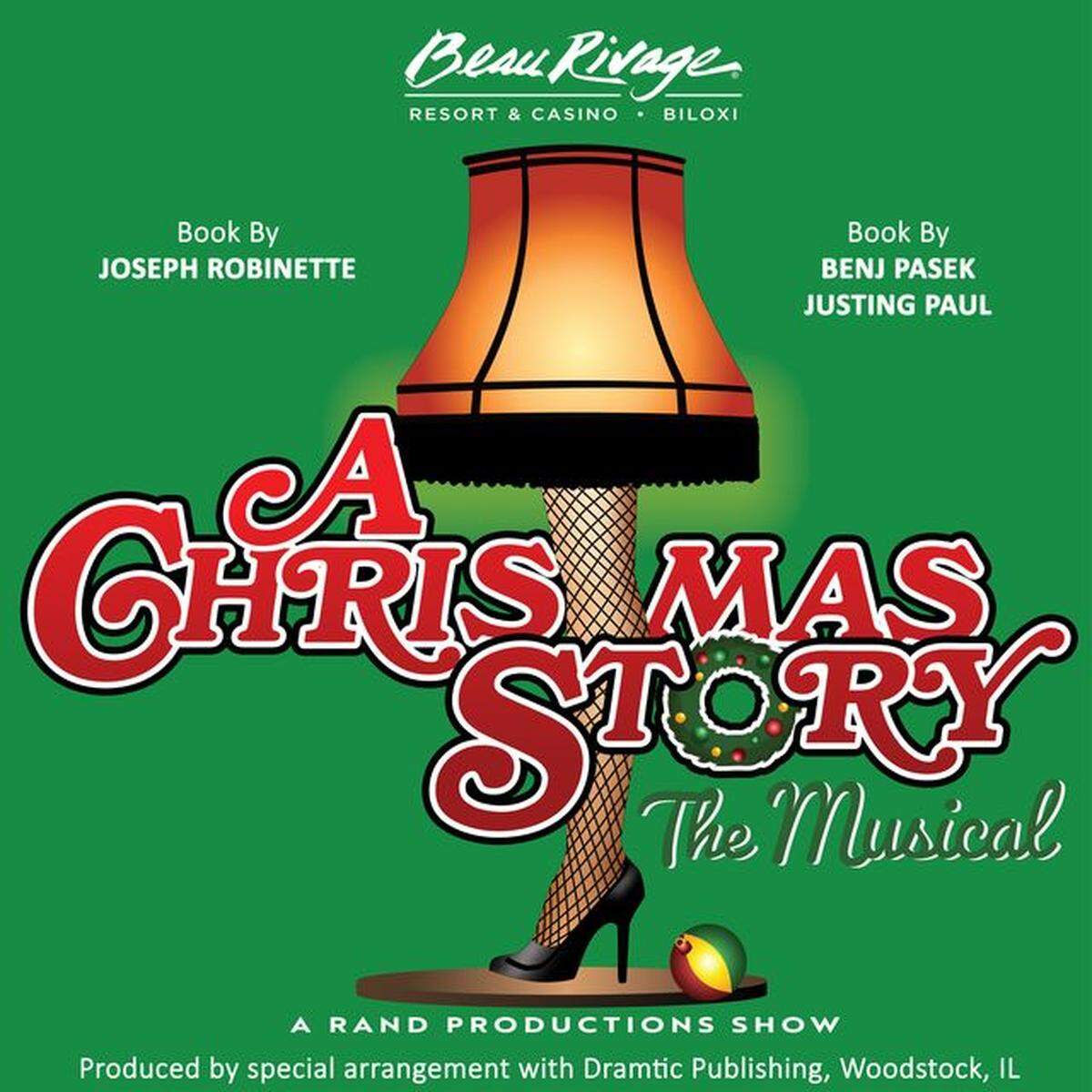 A Christmas Story: The Musical is the big holiday production this year at Beau Rivage Resort & Casino.