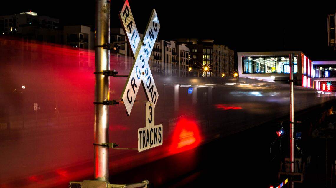 A man was hit and killed by a train while trying to move a dog to safety in Forrest County, Mississippi, deputies say. The dog was also killed.