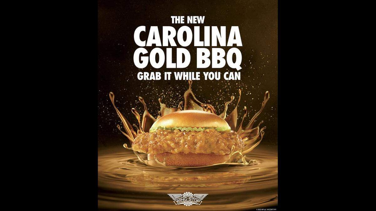 Wingstop introduced its new Carolina Gold BBQ flavor on Dec. 5, available at restaurants nationwide for a limited time.