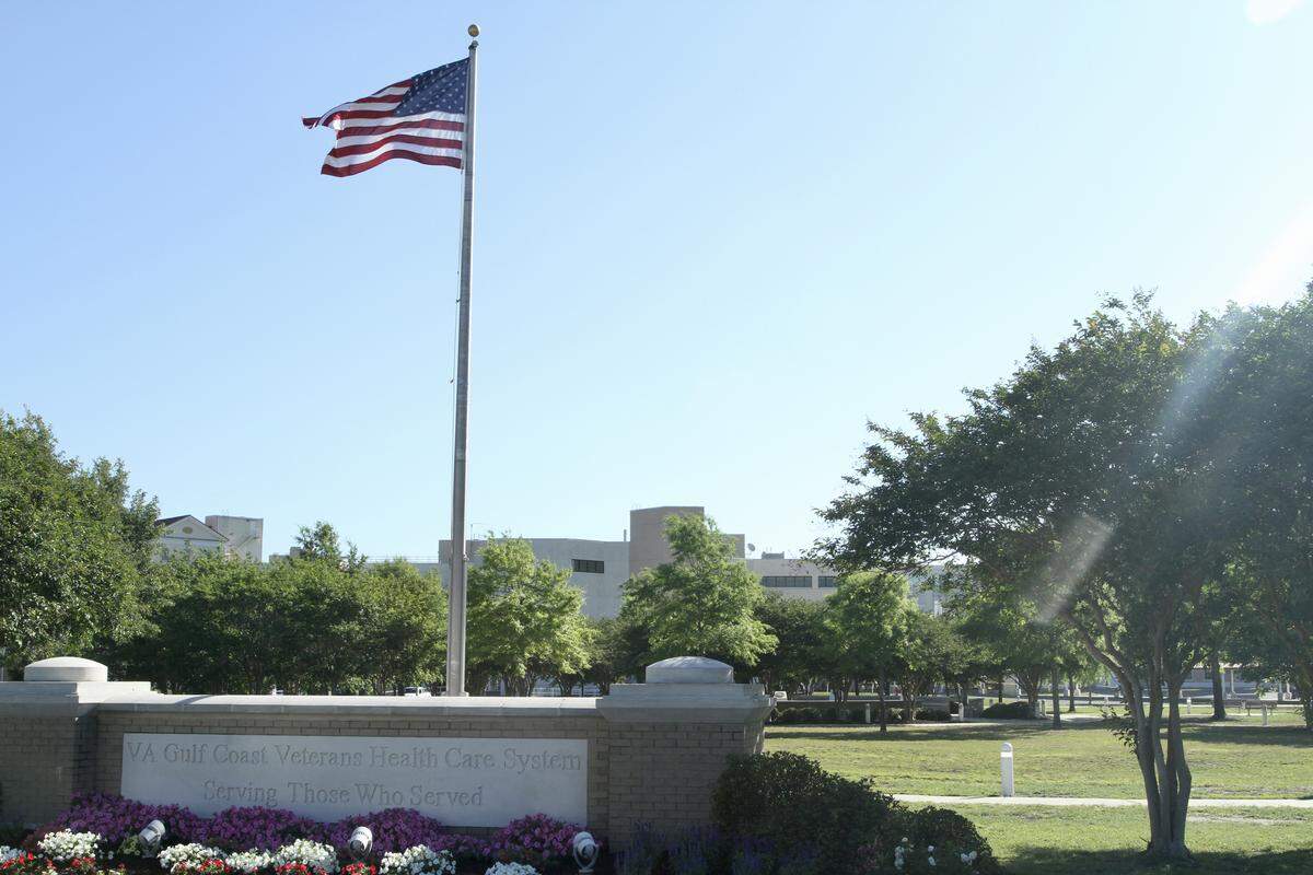 The Biloxi VA Medical Center on the Veteran Affairs campus in Biloxi is pictured on Tuesday.