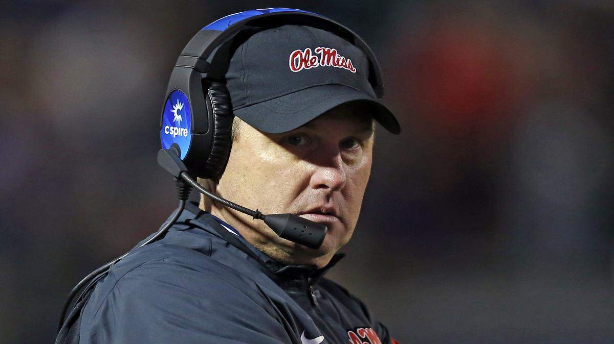 ROGELIO V. SOLIS/ASSOCIATED PRESSOle Miss coach Hugh Freeze and the Rebels are in strong consideration for a Sugar Bowl bid against a team from the Big 12 conference.