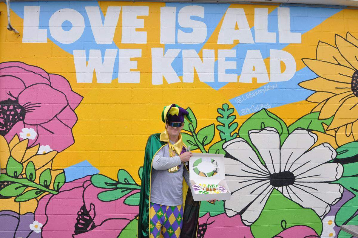 The King Cake King, Brendon Oldendorf coasted through Mississippi on what he called his Coastal King Cake Tour. Stops included LeBakery in Biloxi.