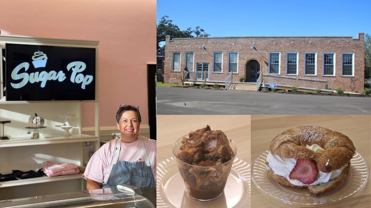 Renee Loranger owns Sugar Pop Baking Company, a pastry shop inside of the Ground Zero Museum on Coleman Avenue in downtown Waveland.