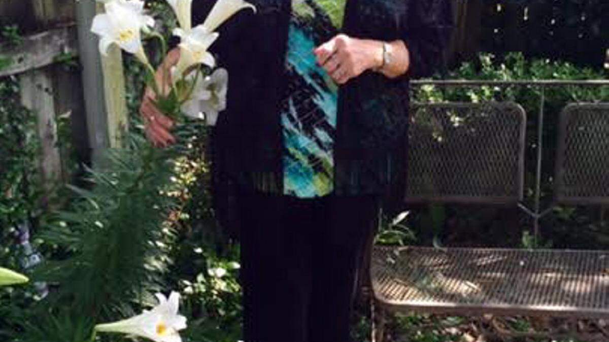Martha Boyce of Biloxi encourages seniors to become more active in gardening.