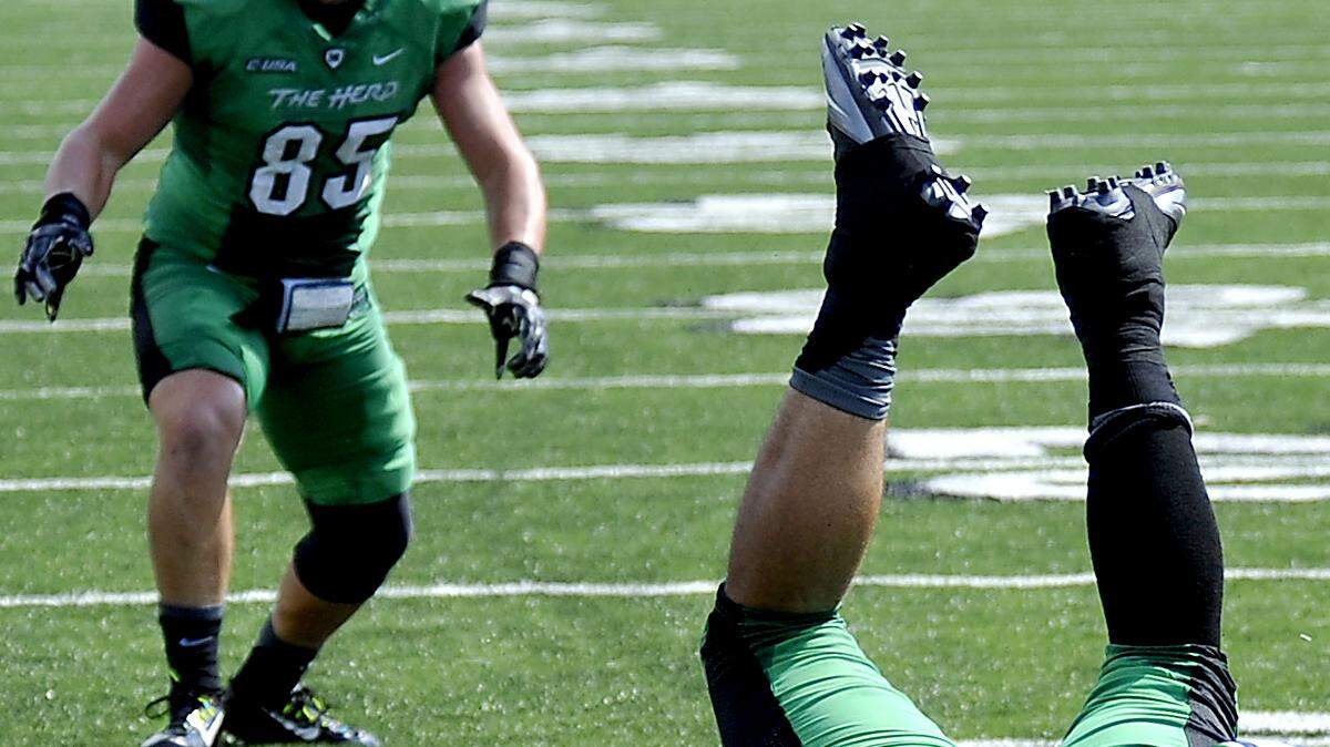 Marshall running back Devon Johnson gives the Herd one of the best rushing attacks in the conference.