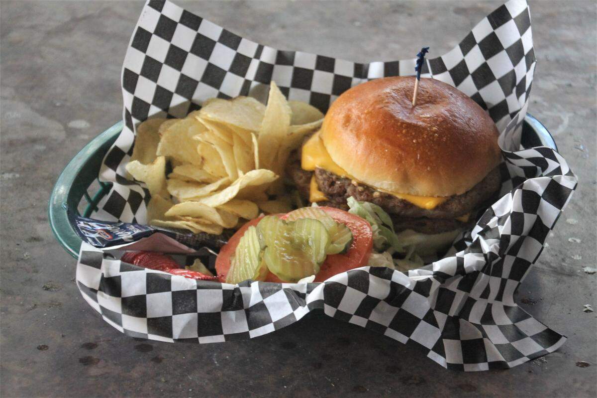 The cheeseburger comes with two patties at The Cannery in Biloxi.