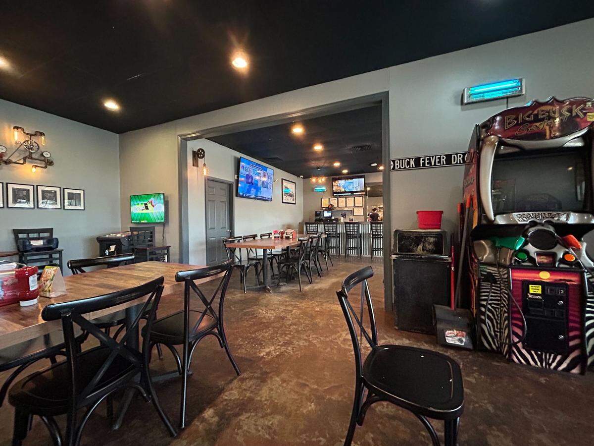 The interior of Uncle Joe’s Pizza and Wings in Diamondhead, Mississippi.