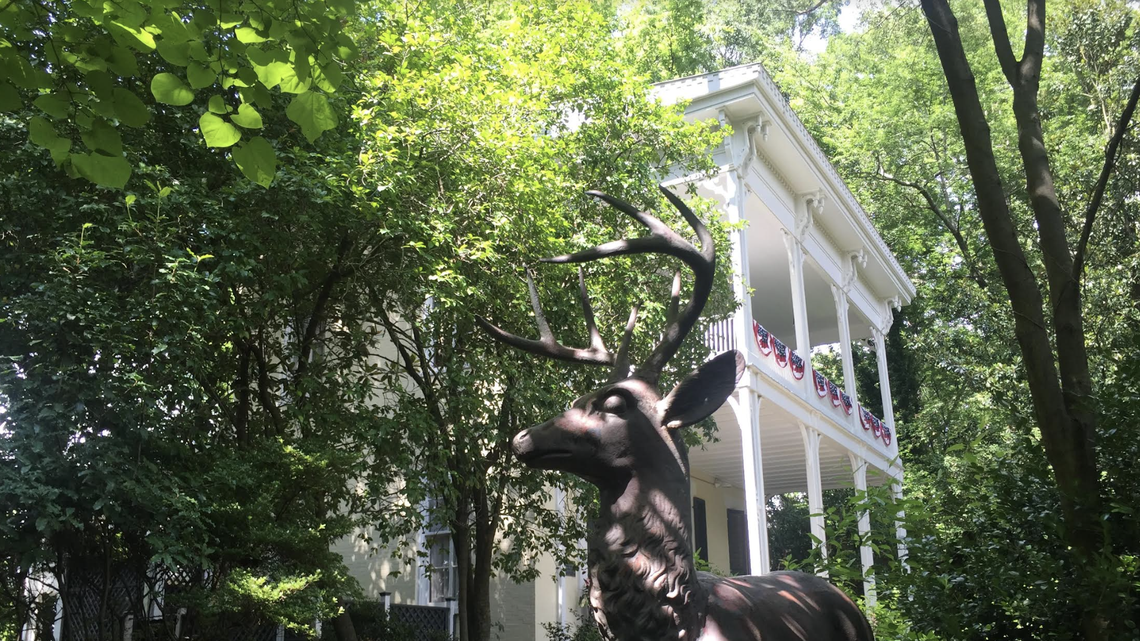 McRaven Tour Home, tucked away at the end of Harrison Street in Vicksburg, makes the most of its haunted reputation.