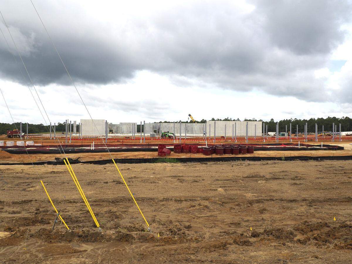 Construction is proceeding rapidly at Buc-ee’s Travel Center on I-10 in South Mississippi.