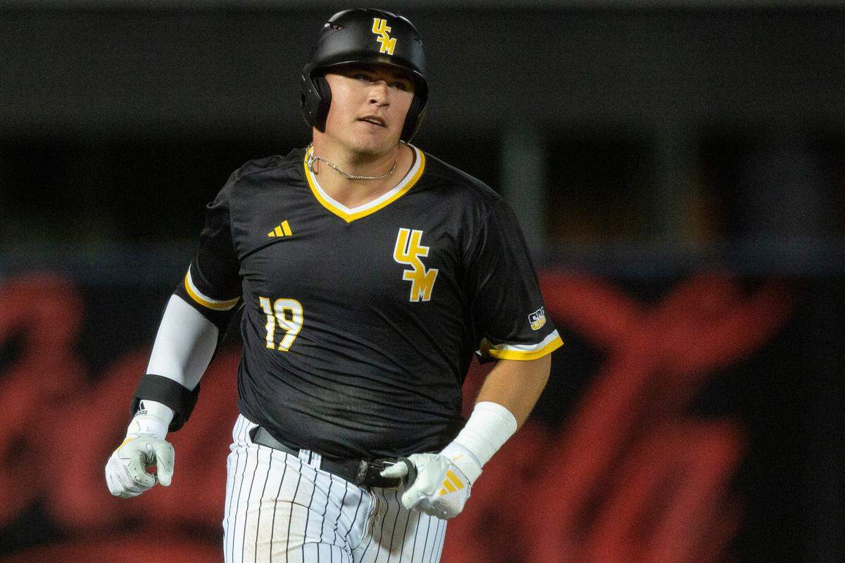 Southern Miss’ Matthew Russo runs the bases during a game against Nicholls State at Keesler Federal Park in Biloxi last season.