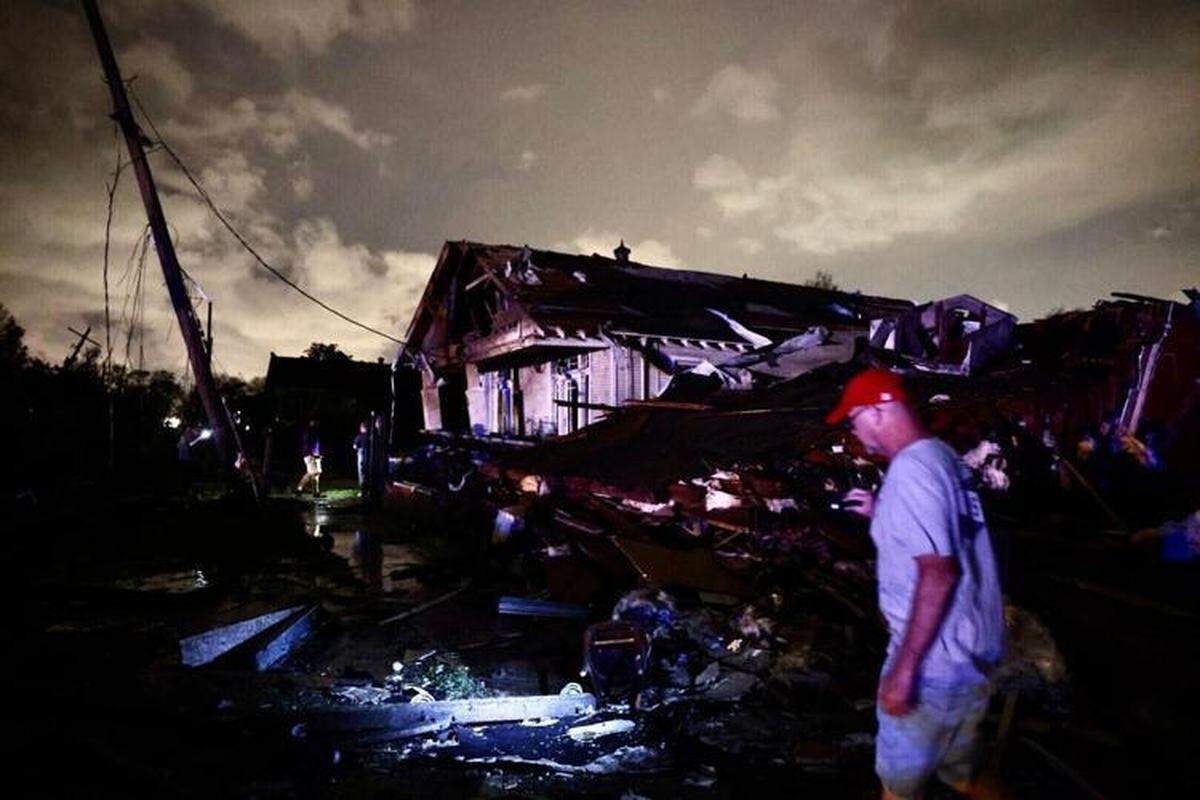 A tornado that touched down in Arabi, Louisiana on March 22, 2022 left destruction in its wake.