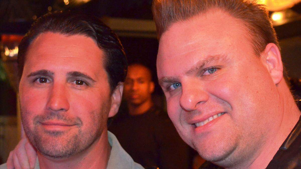 Brett Illing and Bradley Barq at Leo's Wood Fired Pizza