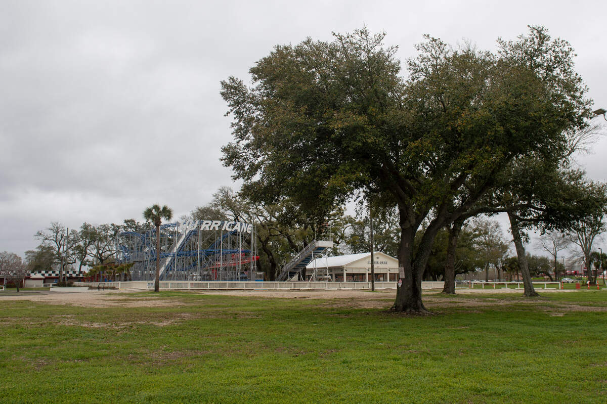 Property where Big Play amusement park is now located, on the northeast corner of U.S. 90 and Veterans Avenue in Biloxi on Tuesday, March 5, 2024. Owner RW Development recently got approval to build a casino on the site.