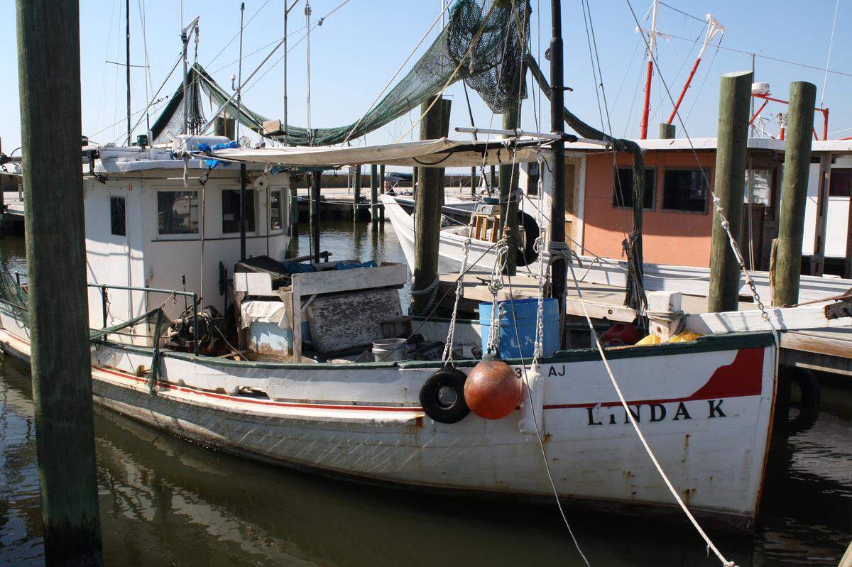 The Linda K, pictured in a Sun Herald archive photo, was built in 1928 and bought by the Kopszywa family in 1947. It is made of Louisiana cypress and is the oldest Biloxi Lugger still running.