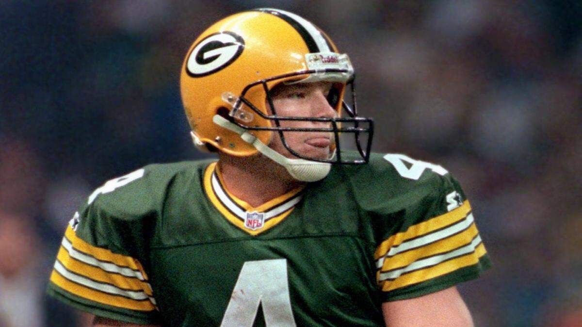 TIM ISBELL/SUN HERALD 
 Super Bowl XXXI in New Orleans was Brett Favre's coming out party. Packer fans were allowed the luxury of seeing the Super Bowl as well making a cheesehead trip to The Kiln.