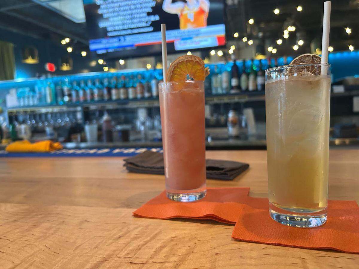 Specialty cocktails served at the Butcher Baker in Ocean Springs, Mississippi.