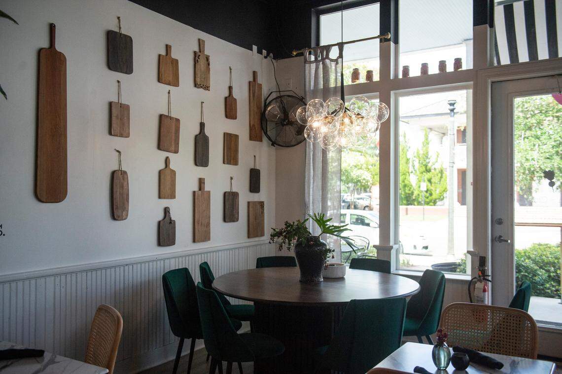 The dining room at Radish in Long Beach on Thursday, Aug. 4, 2022.