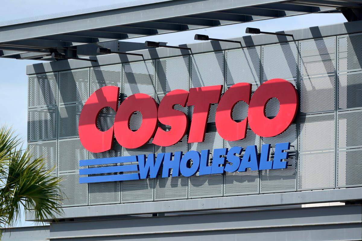 This is the sign on a Costco store in Bradenton, Florida.