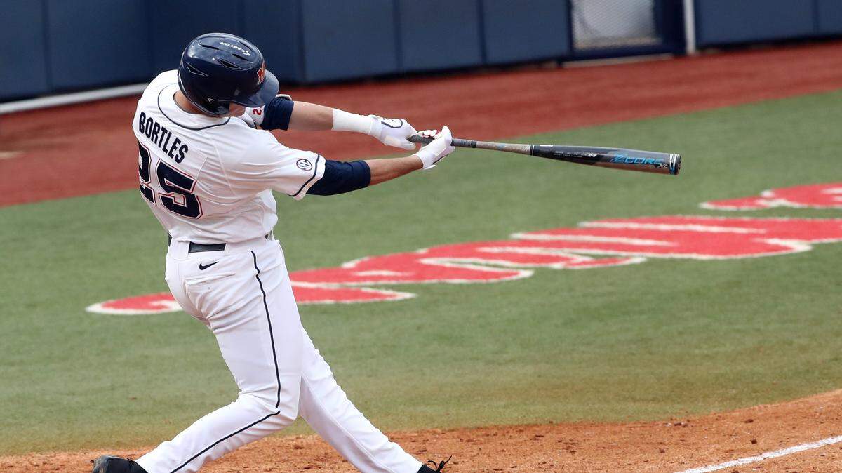 Ole Miss third baseman Colby Bortles and his fellow Rebels dropped a series at No. 19 Kentucky this weekend.