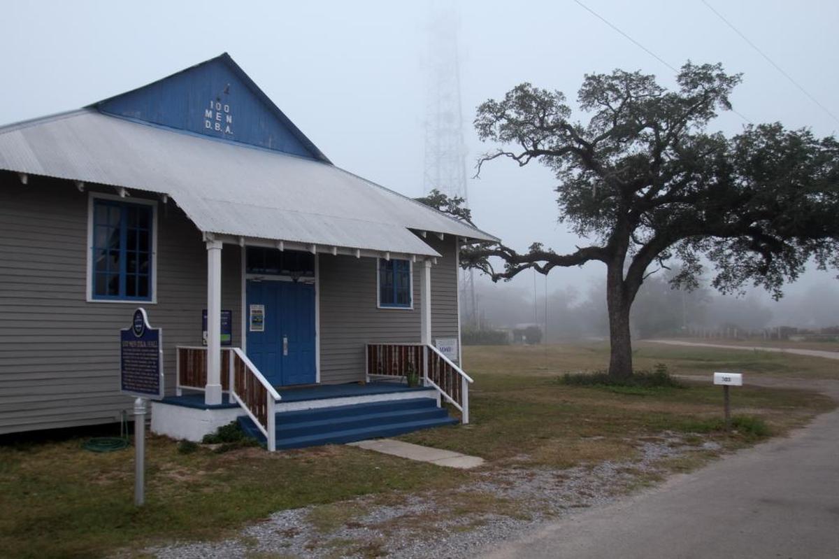 Someone who lived at the 100 Men D.B.A. Hall in Bay St. Louis said a ghost stopped moving the kitchen table, after she asked him forcefully.